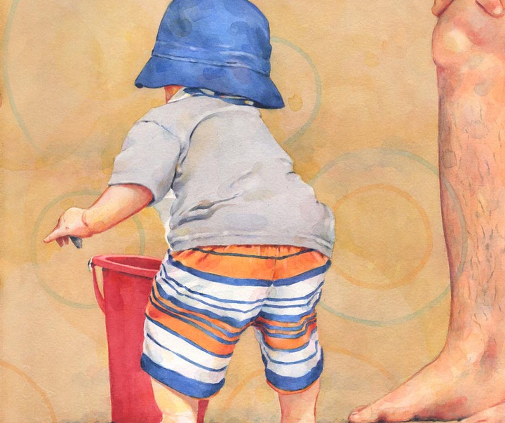 گالری نقاشی های آبرنگ جنین هلتون از آمریکا