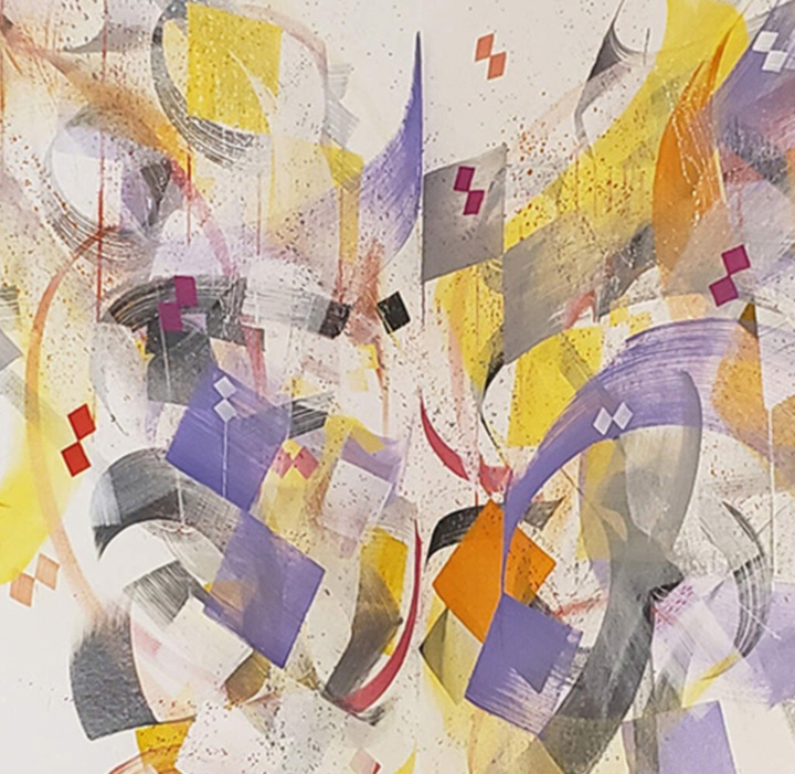 گالری آثار کالیگرافی محمد زمان از آمریکا