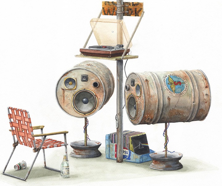 گالری آثار نقاشی آلوارو نادئو از برزیل