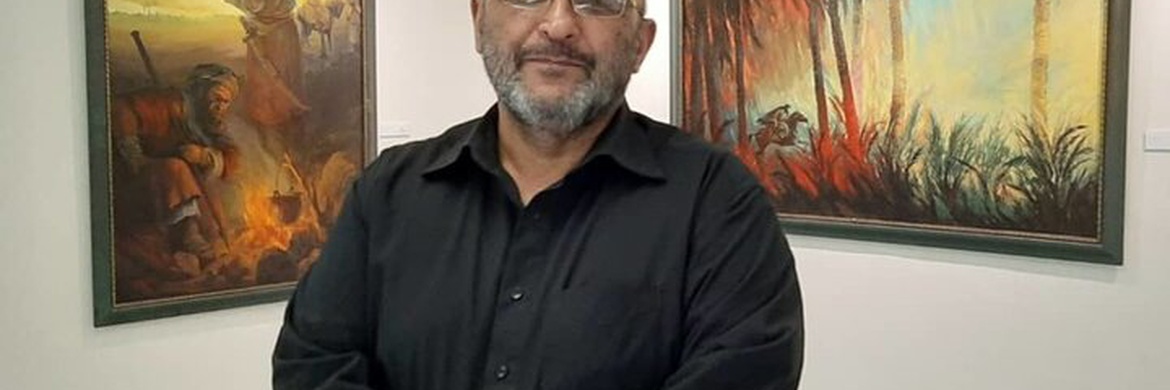 نمایشگاه آثار نقاشی عبدالحمید قدیریان در گالری حبیب‌اله صادقی