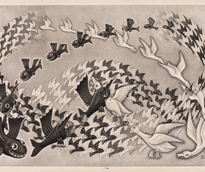 گالری آثار گرافیک موریس کورنلیس اشر از هلند