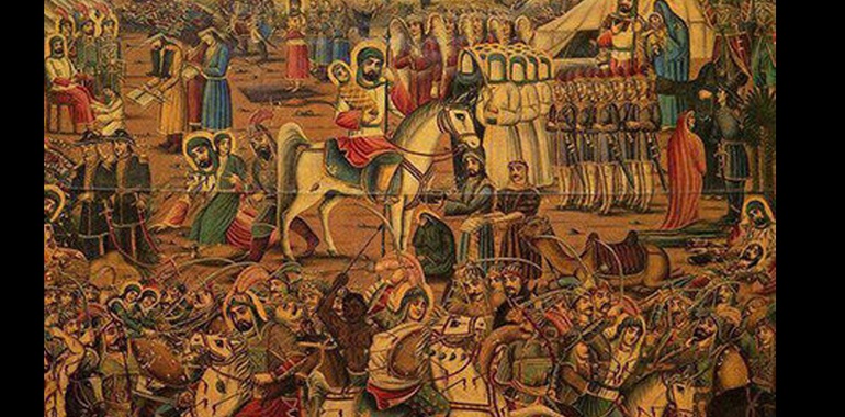 تابلوی «مصیبت کربلا» اثر قوللر آغاسی