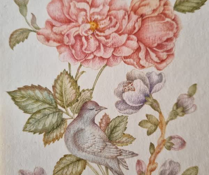 گالری آثار تذهیب الهه شعبانی از ایران