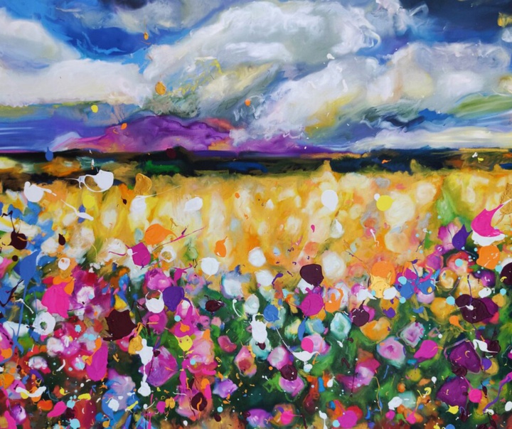 گالری آثار نقاشی انجی رایت از بریتانیا