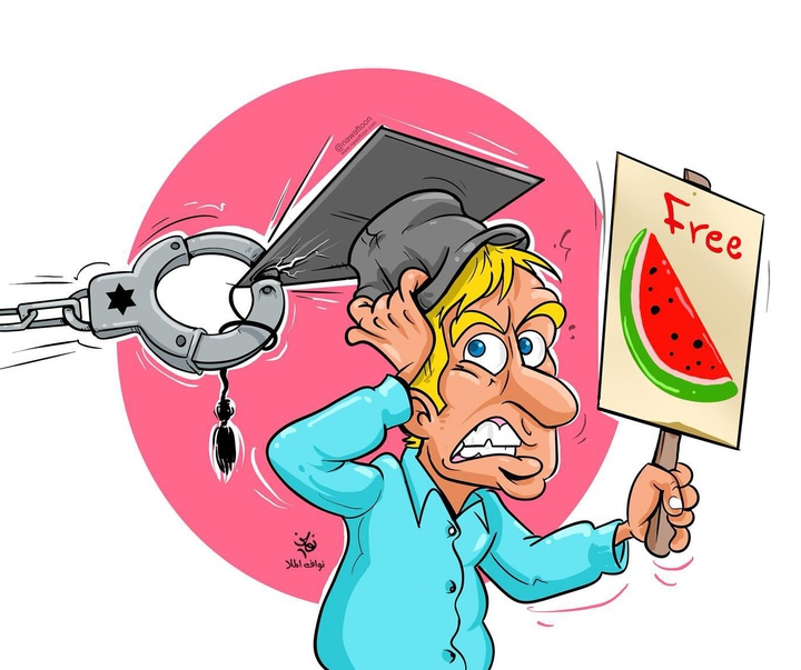 گالری آثار کارتون نواف الملا از بحرین