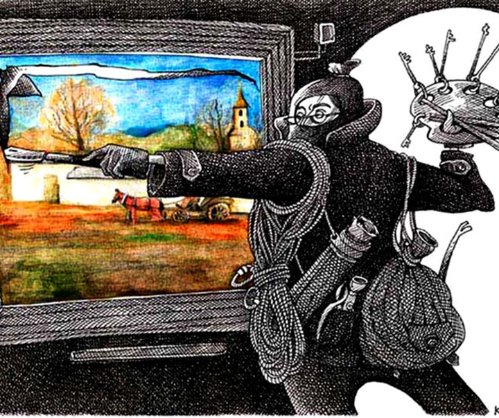 گالری آثار کارتون الکسی کوستوفسکی از اوکراین