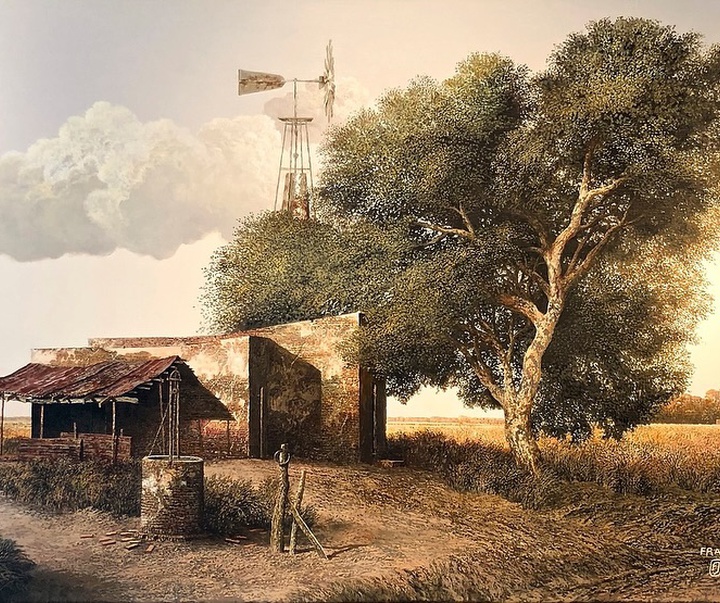 گالری آثار نقاشی آبرنگ خورخه فراسکا از آرژانتین