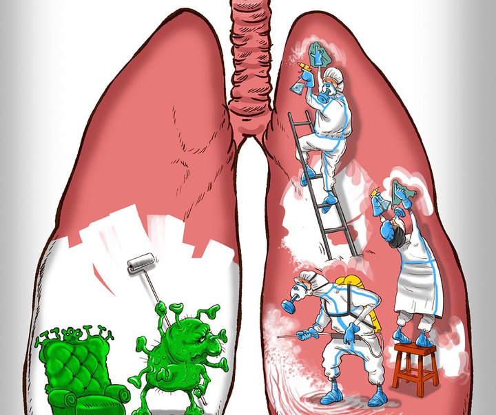 گالری کارتون های جشنواره"ما کرونا را شکست می دهیم"