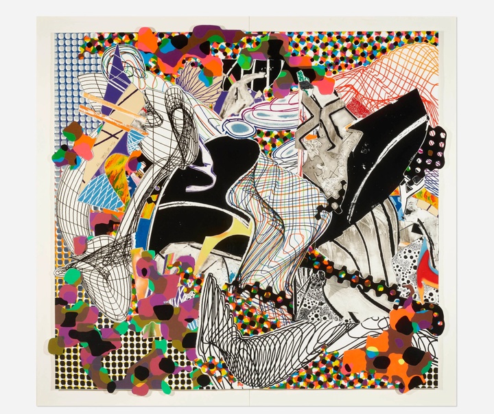 گالری آثار گرافیک فرانک استلا از آمریکا