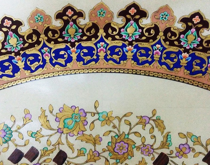 گالری آثار تذهیب مریم نیکروز از ایران