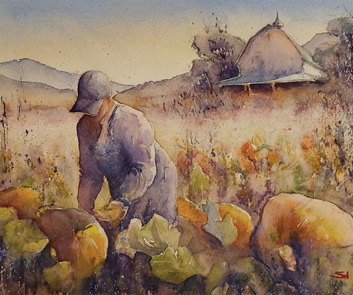 گالری نقاشی های آبرنگ تاد سال از آمریکا