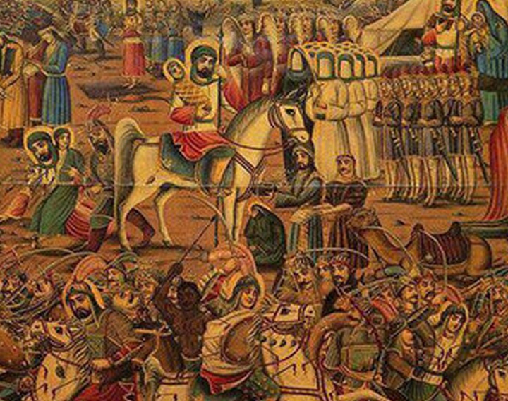 تابلوی «مصیبت کربلا» اثر قوللر آغاسی