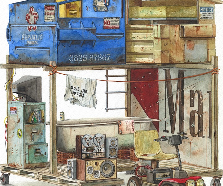 گالری آثار نقاشی آلوارو نادئو از برزیل