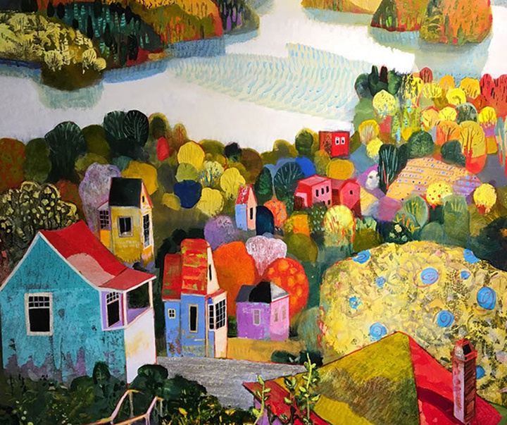 گالری آثار نقاشی اکرلیک پاول یورگنسن از کانادا