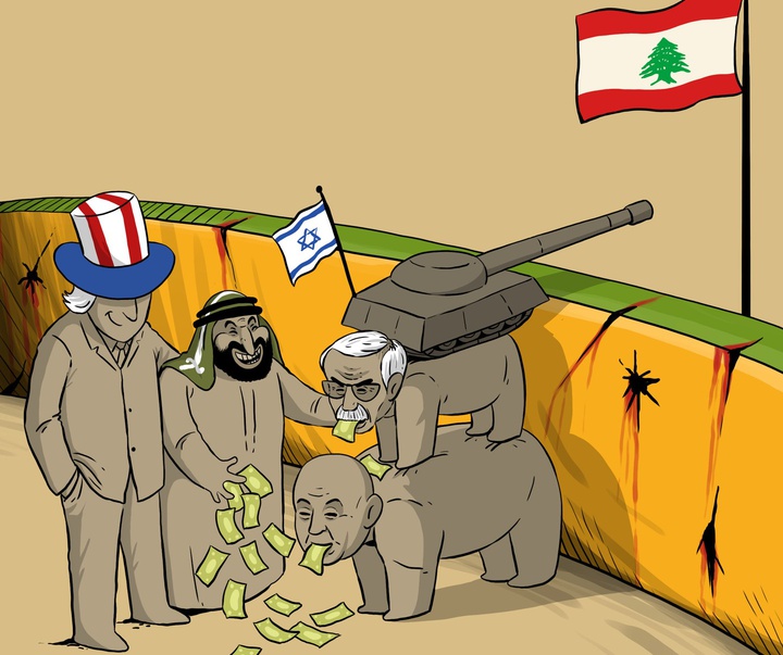 گالری آثار کارتون سیاسی کمال شرف از یمن