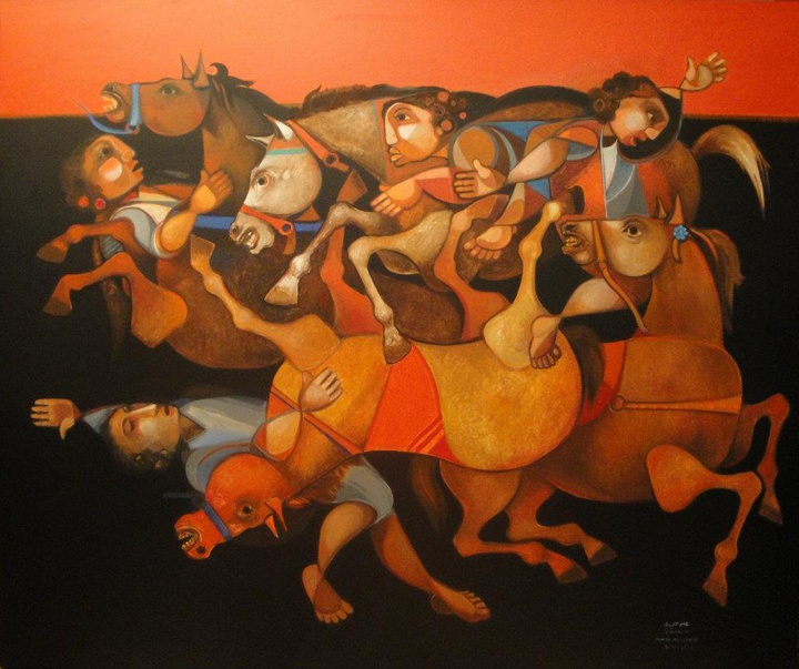 گالری آثار نقاشی عامر العبیدی از عراق