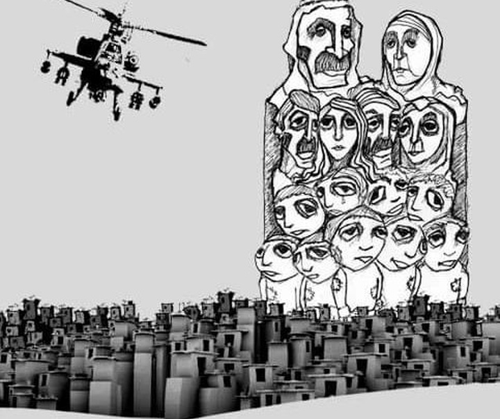گالری آثار نقاشی نضال الخیری از فلسطین