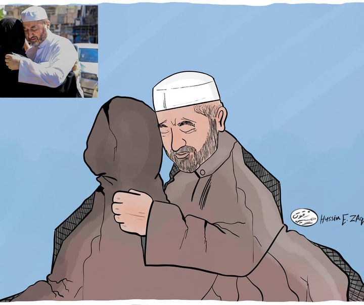 گالری آثار تصویرسازی حسین زقوت از فلسطین