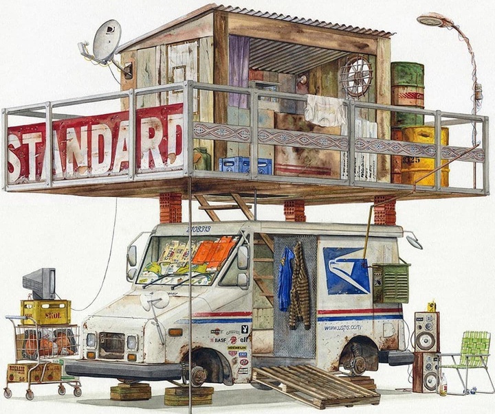 گالری آثار نقاشی آلوارو نادئو از برزیل