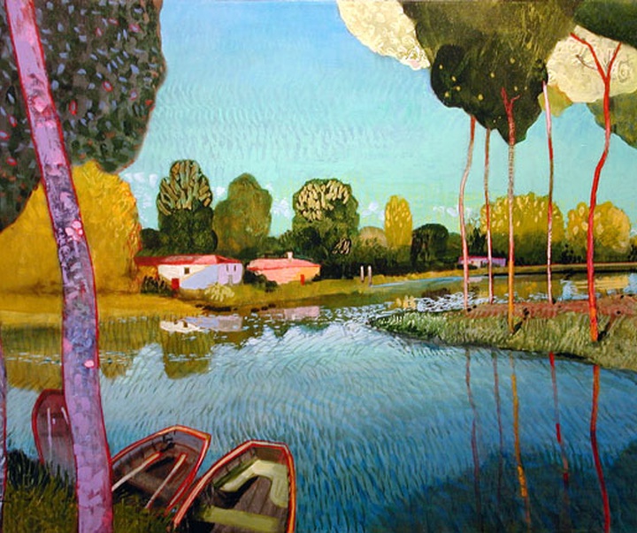 گالری آثار نقاشی اکرلیک پاول یورگنسن از کانادا