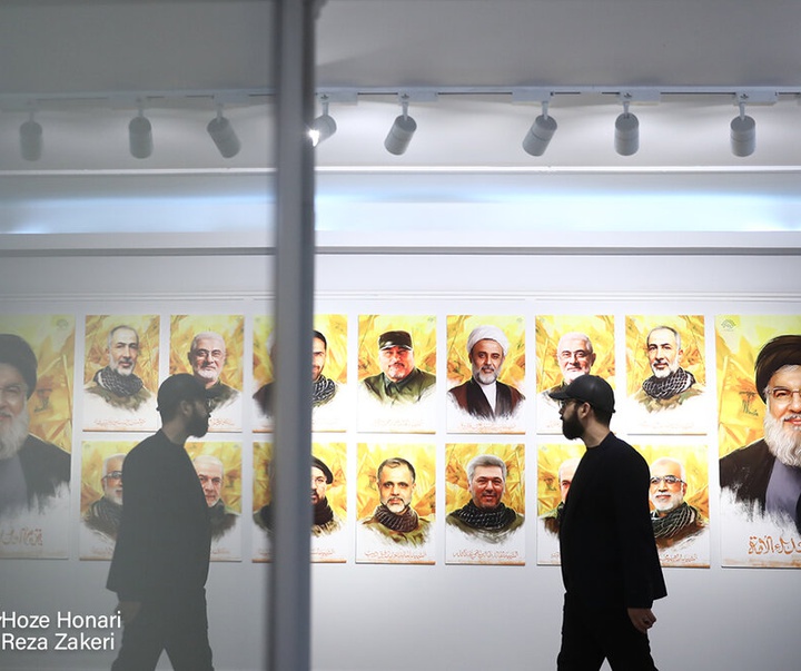 آیین گشایش نمایشگاه نقاشی و تصویرسازی «ققنوس قدس»