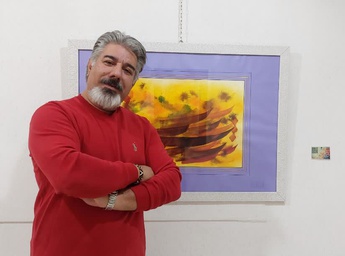 نمایشگاه آثار خوشنویسی و عکس محمدحسین مودب در گالری ارغوان کرمان