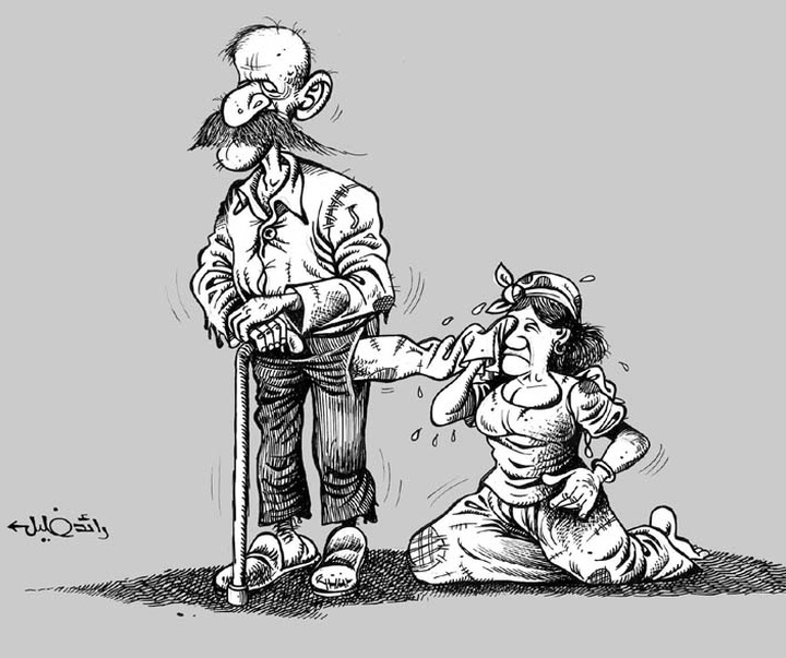 گالری کارتون‌های رائد خلیل از سوریه