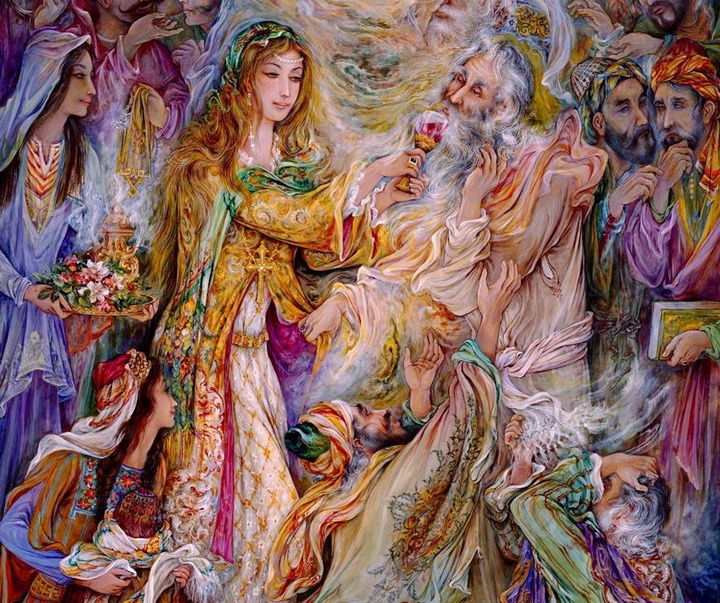 گالری آثار نگارگری محمود فرشچیان