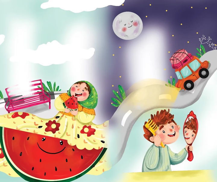 گالری تصویرسازی های سعیده تلخابی از ایران