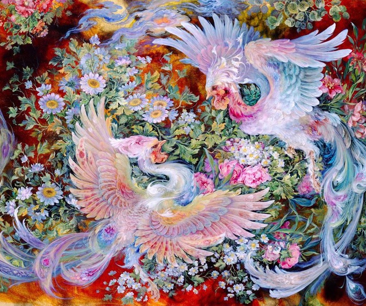 گالری آثار نگارگری محمود فرشچیان
