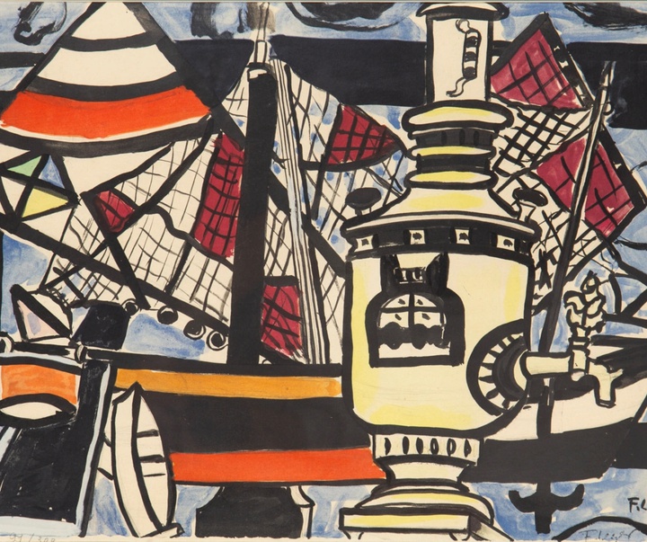 گالری آثار نقاشی فرناند لژه از فرانسه