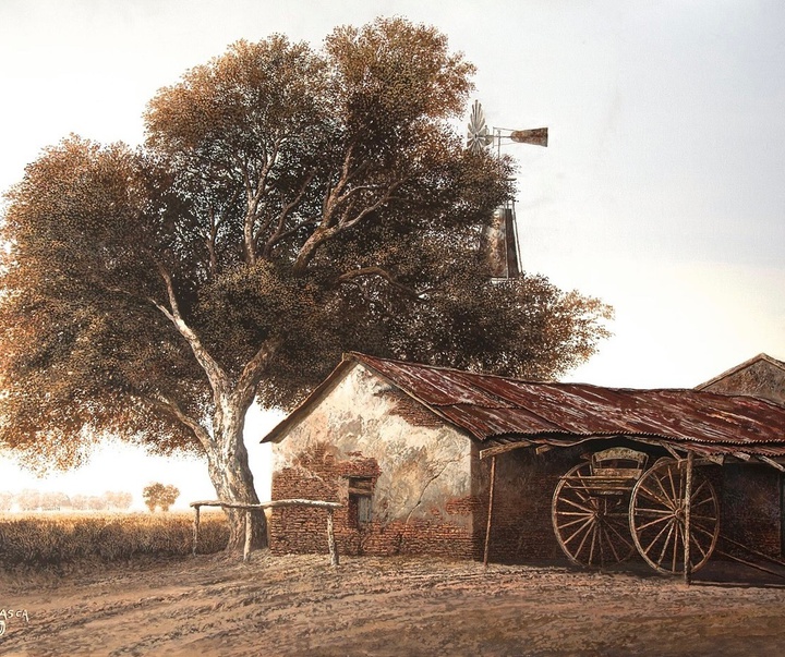 گالری آثار نقاشی آبرنگ خورخه فراسکا از آرژانتین