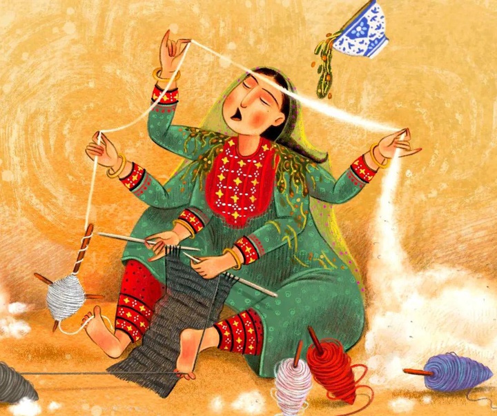 گالری تصویرسازی های نسرین روشن پور از ایران