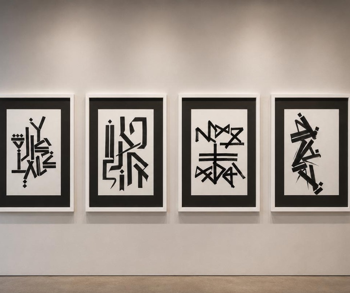 گالری آثار خوشنویسی مارکیس لوئیس (RETNA) از آمریکا