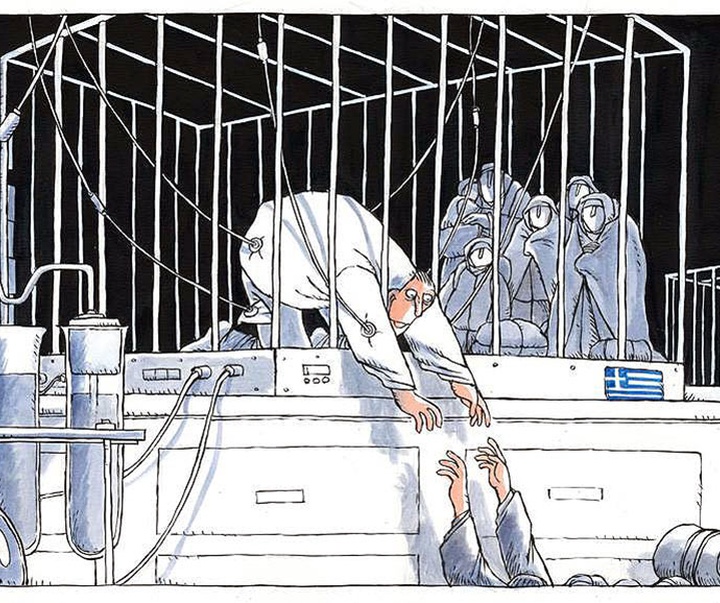 گالری کارتون‌های مایکل کونتوریس از یونان