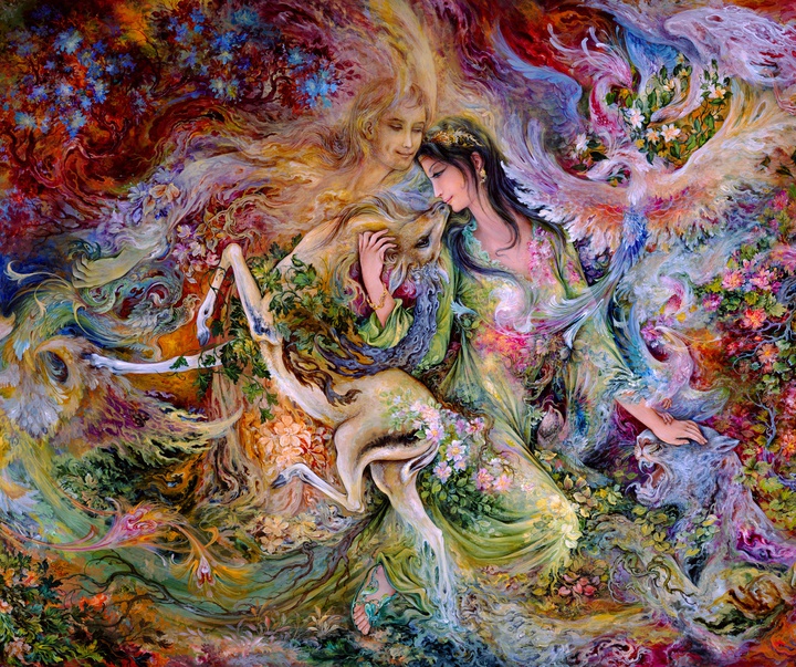 گالری آثار نگارگری محمود فرشچیان
