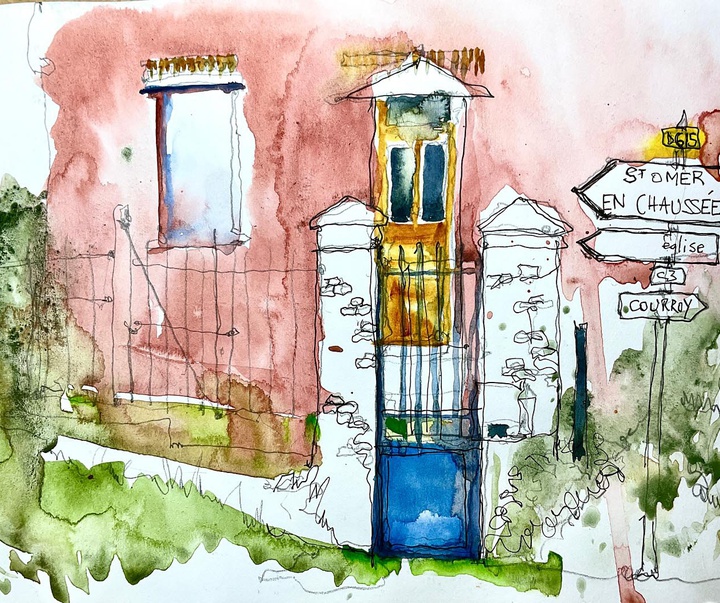 گالری نقاشی های آبرنگ والری مافریکا از فرانسه