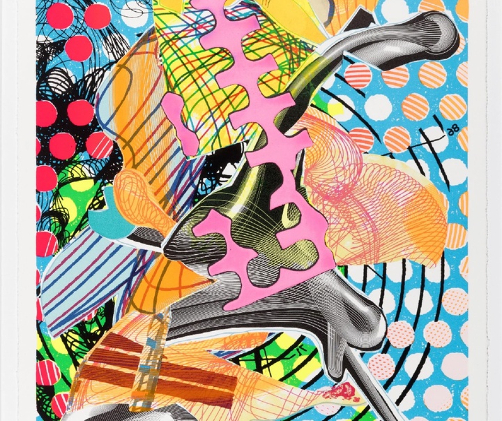 گالری آثار گرافیک فرانک استلا از آمریکا