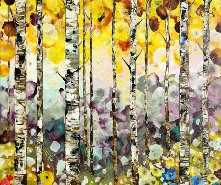 گالری آثار نقاشی انجی رایت از بریتانیا