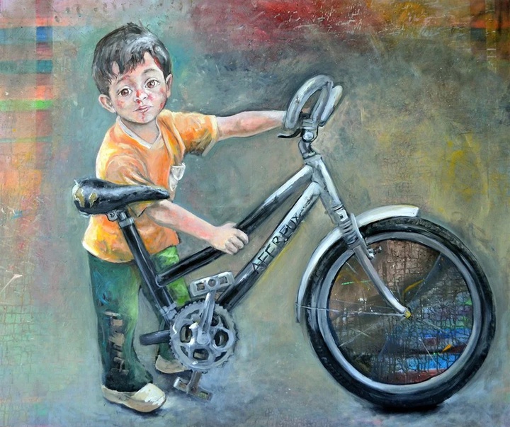 گالری نقاشی‌های عبدالله عمری از سوریه