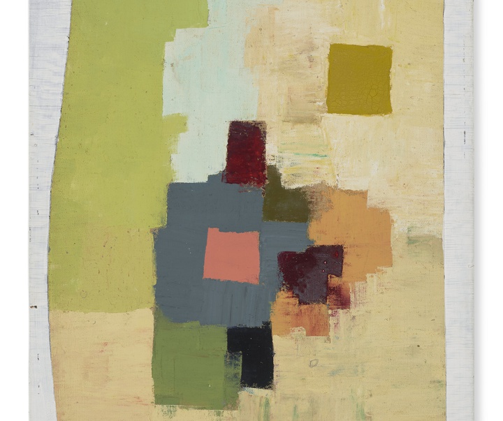 گالری نقاشی‌های انتزاعی اتل عدنان هنرمند لبنانی آمریکایی