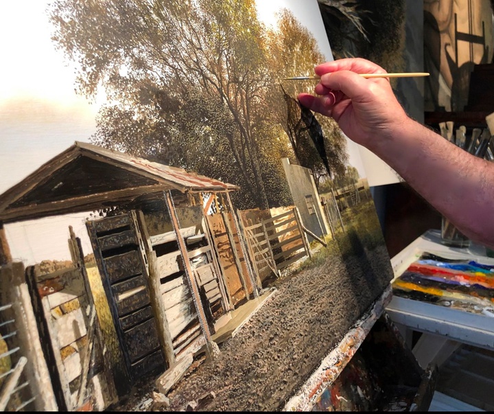 گالری آثار نقاشی آبرنگ خورخه فراسکا از آرژانتین