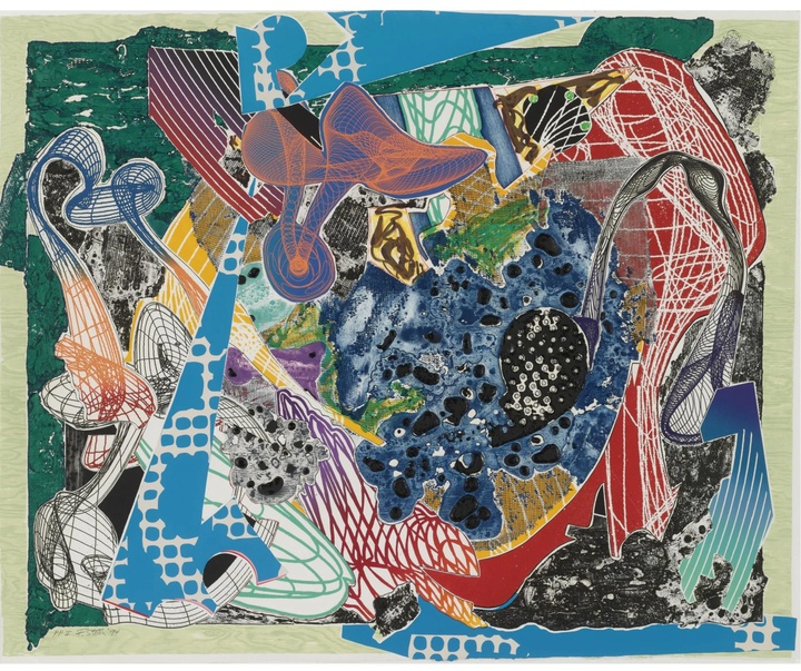 گالری آثار گرافیک فرانک استلا از آمریکا