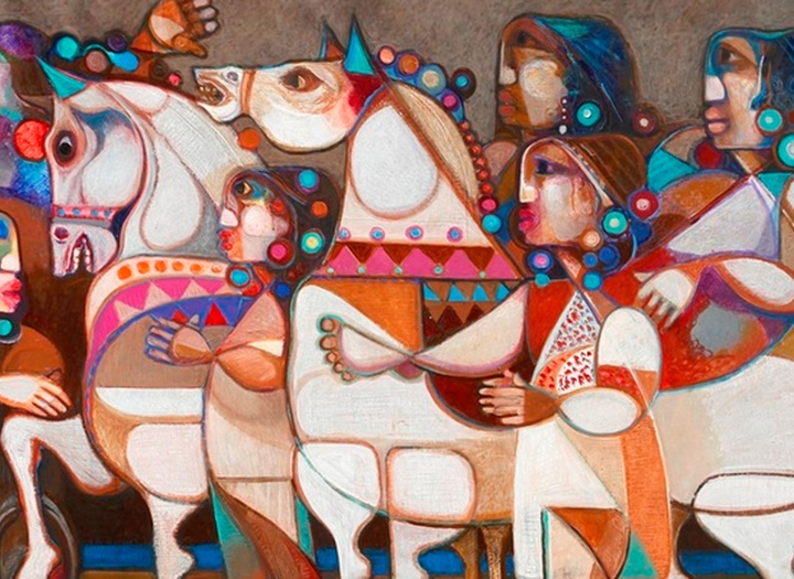 گالری آثار نقاشی عامر العبیدی از عراق