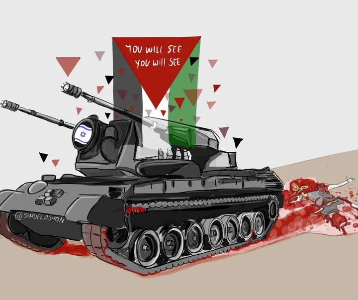 گالری آثار تصویرسازی سیمولاسیون از فلسطین