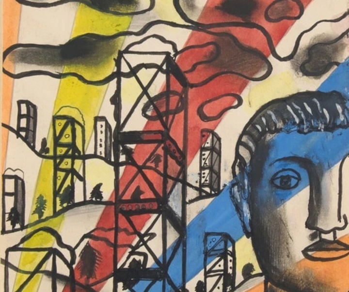 گالری آثار نقاشی فرناند لژه از فرانسه