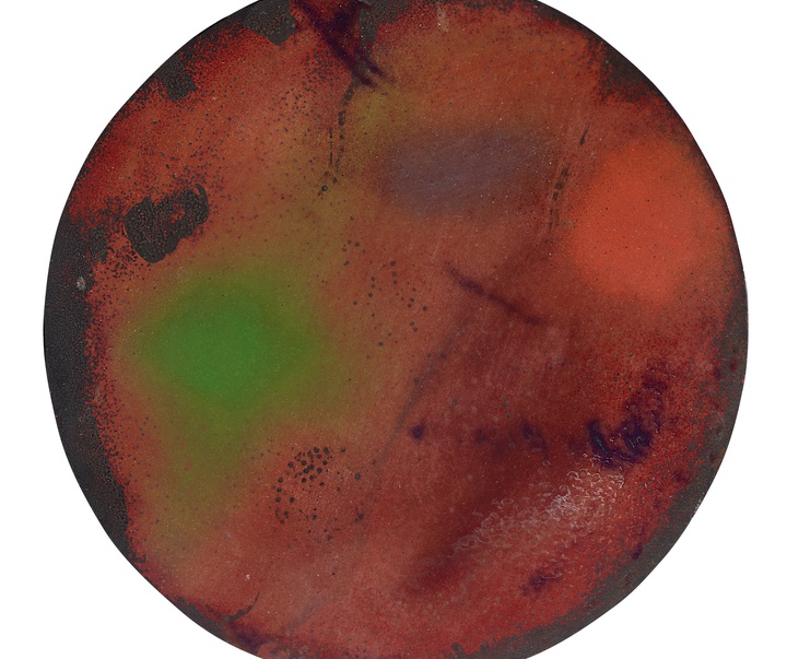 گالری نقاشی‌های انتزاعی اتل عدنان هنرمند لبنانی آمریکایی