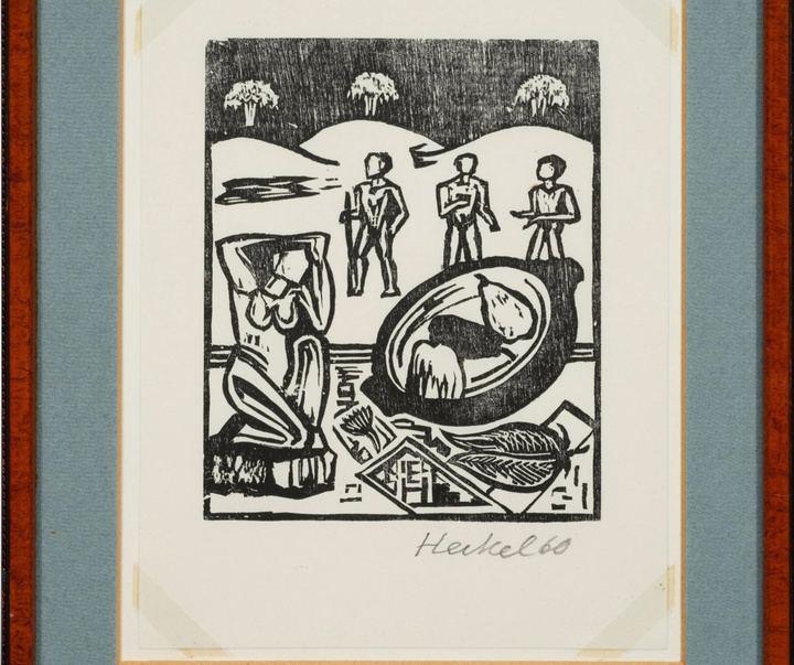 گالری آثار چاپ و گرافیک اریش هکل از آلمان