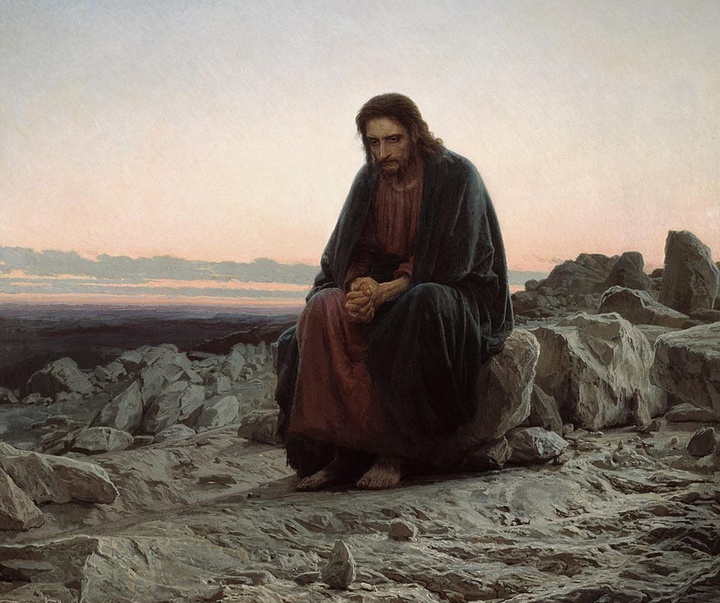 ivan kramskoi christ in the desert