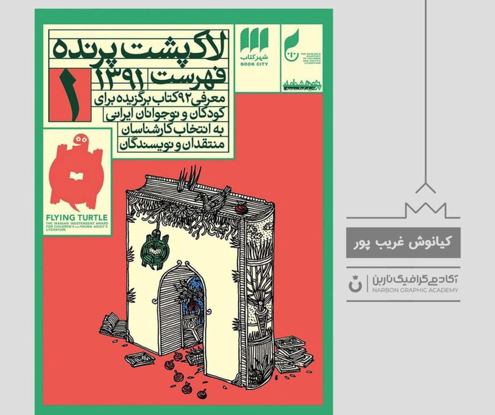 گالری آثار پوستر و جلد کتاب کیانوش غریب پور از ایران